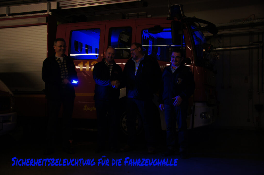 Sicherheitsbeleuchtung fürs Feuerwehrhaus 1 x beleuchtung