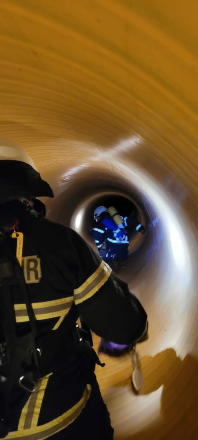 Übung: Personenrettung aus Schacht 7 45C64B63 C289 409B BD8A 80CF6ED4642D