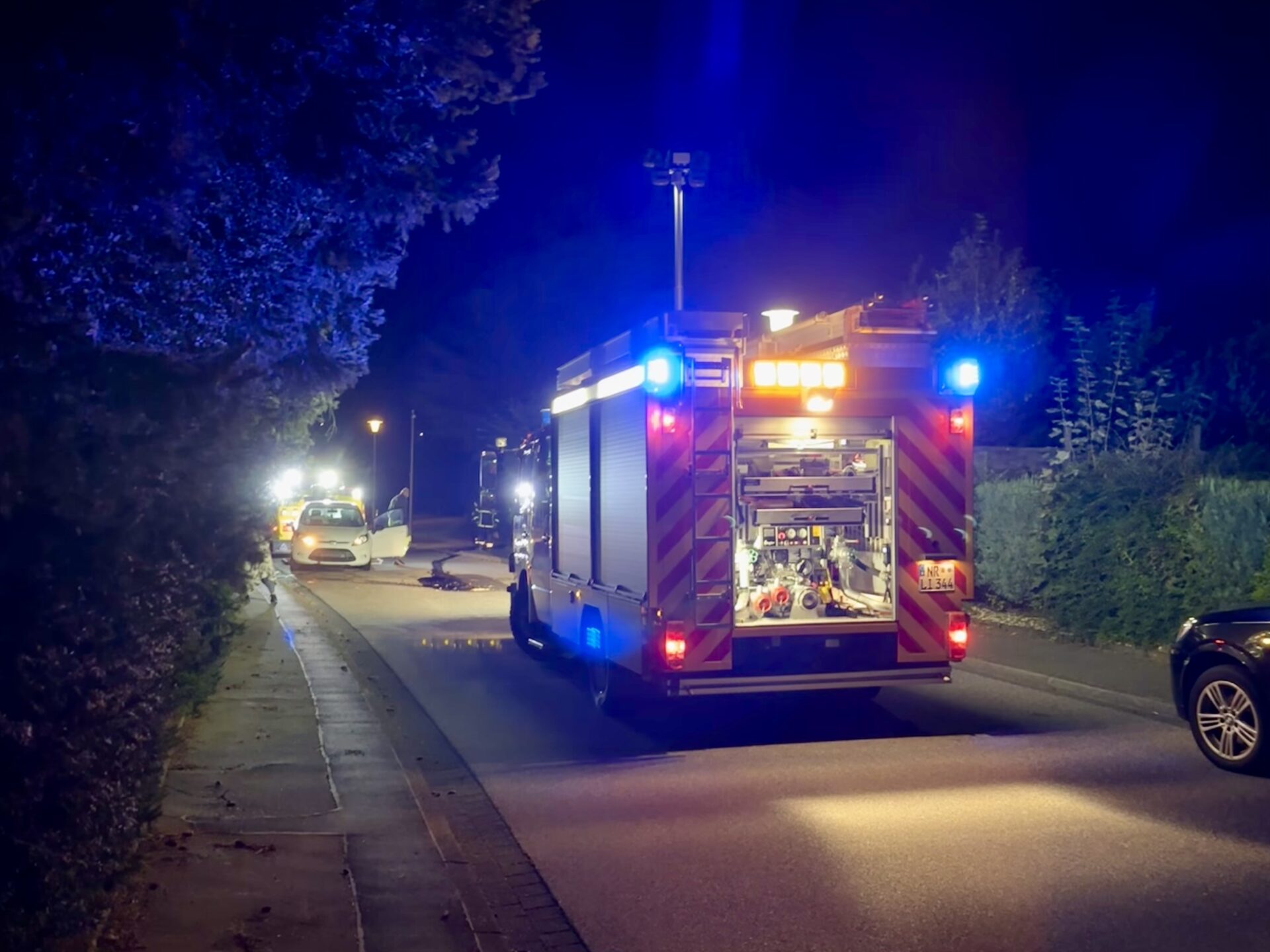 Ölspur 3 Ölspur, Willscheid, 16.09.2024, Vettelschoß, Einsatz in Vettelschoß, Feuerwehr Vettelschoß, Feuerwehreinsatz in Vettelschoß, News, Nachrichten, Einsatz, VG Linz am Rhein, Linz, Linz am Rhein, Feuerwehr VG Linz, Ölspur nach Wildunfall, Unfall, Verkehrsunfall